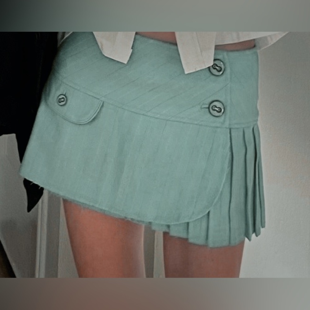 Abercrombie & Fitch Blue Y2K Mini Skirt~ 
Size 2! Rare, Preppy, Pristinely kept